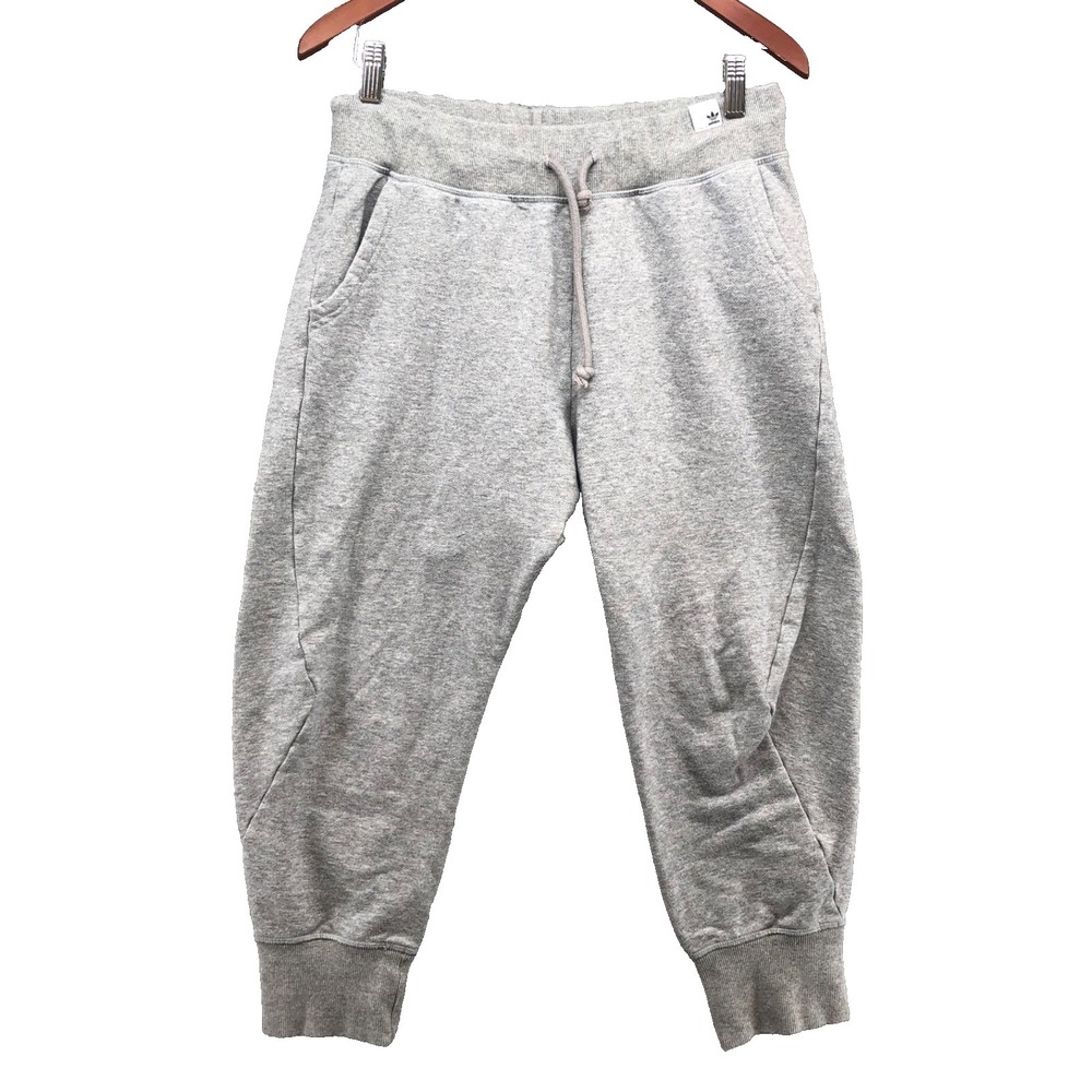 Adidas Activewear Jogger Sweatpants Mens Medium Gray Streetwear Comfort Gym